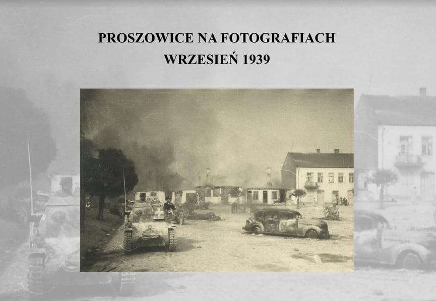 Okładka książki "Proszowice na fotografiach. Wrzesień 1939"